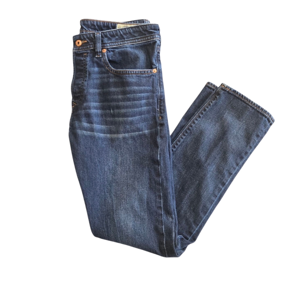 Diesel Buster Dark Blue Regular Slim Tapered Stretch Jeans (RC57Z)